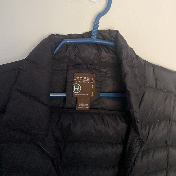 Roper Black Puffer Jacket - Picture 2 of 4